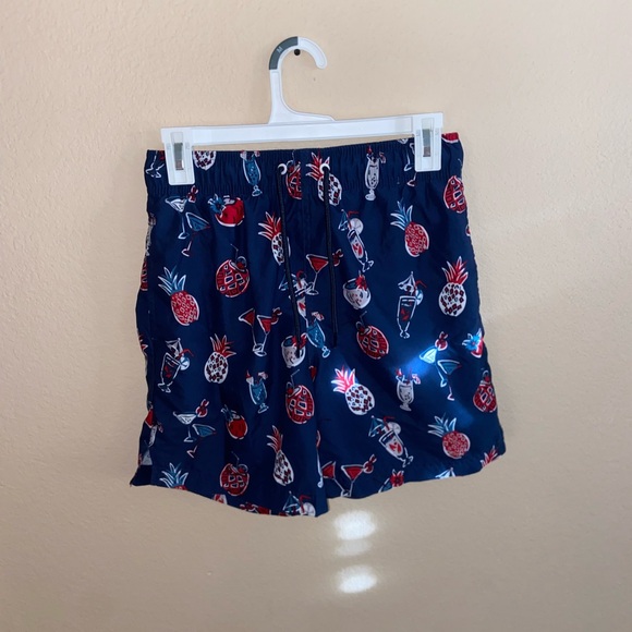 Mens navy pineapple hybrid boardshorts y2k street swim wear retro active bottoms - Picture 8 of 10